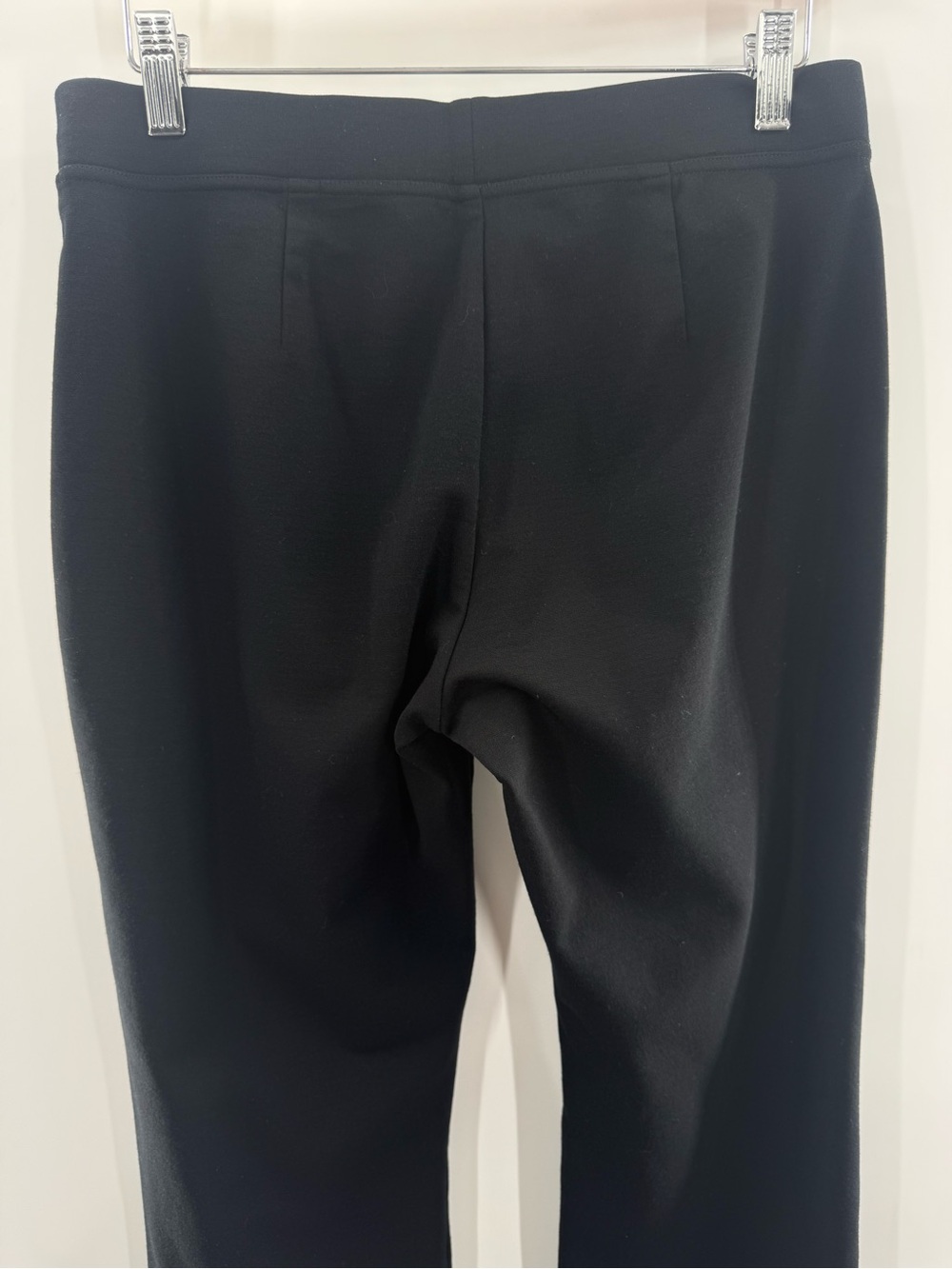 Eileen Fisher Wide Straight Leg Minimalist Pants Rayon Blend Thick Knit Size XS - Picture 4 of 8